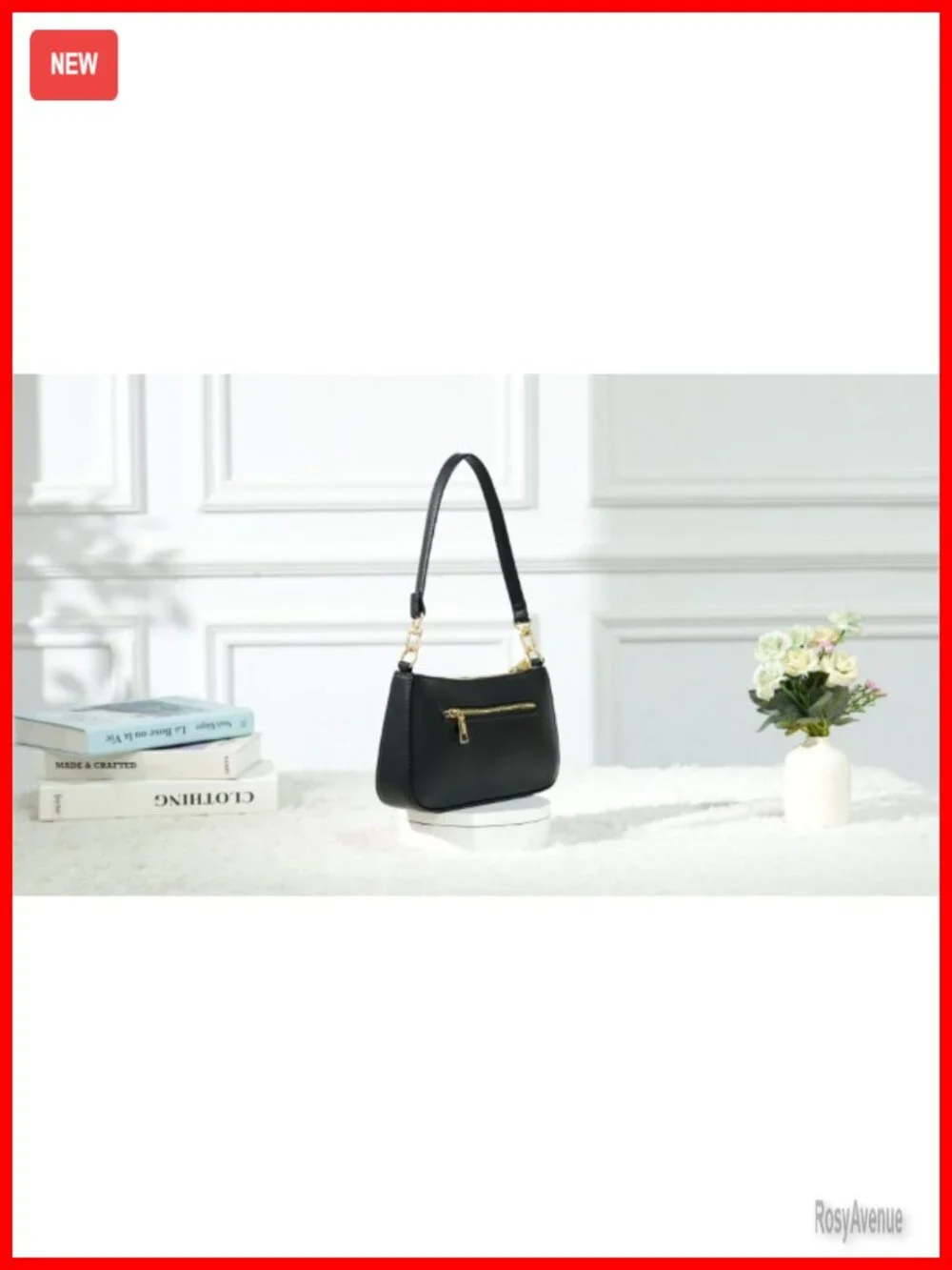 Vegan Leather Hobo Shoulder Bag Crossbody Purse with Adjustable Straps